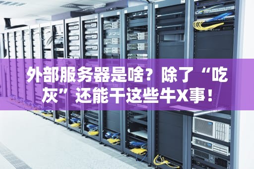 外部服务器是啥？除了“吃灰”还能干这些牛X事！