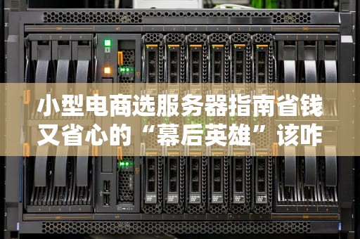 小型电商选服务器指南省钱又省心的“幕后英雄”该咋挑？