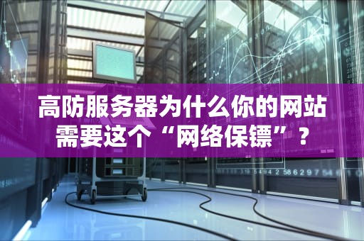 高防服务器为什么你的网站需要这个“网络保镖”？
