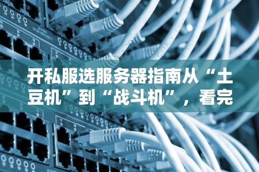 开私服选服务器指南从“土豆机”到“战斗机”，看完秒变老司机！