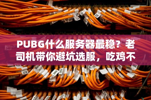 PUBG什么服务器最稳？老司机带你避坑选服，吃鸡不再卡成PPT！