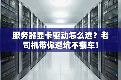 服务器显卡驱动怎么选？老司机带你避坑不翻车！
