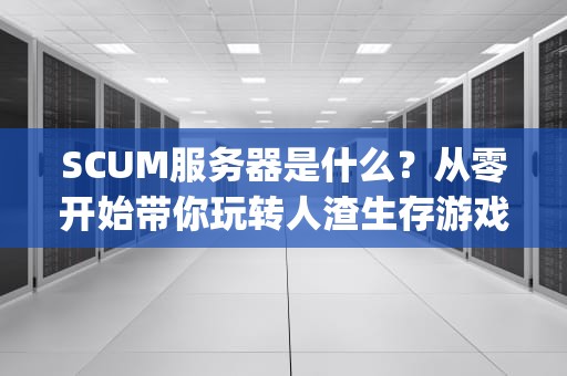 SCUM服务器是什么？从零开始带你玩转人渣生存游戏！(附专业测评数据)