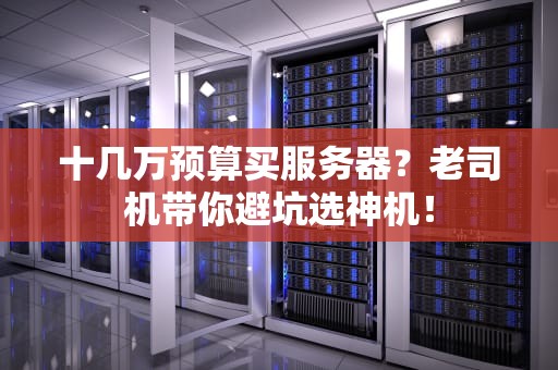 十几万预算买服务器？老司机带你避坑选神机！