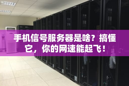 手机信号服务器是啥？搞懂它，你的网速能起飞！