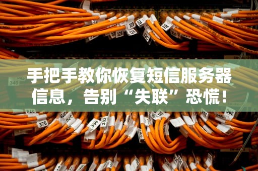 手把手教你恢复短信服务器信息，告别“失联”恐慌！