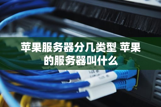 苹果服务器分几类型 苹果的服务器叫什么