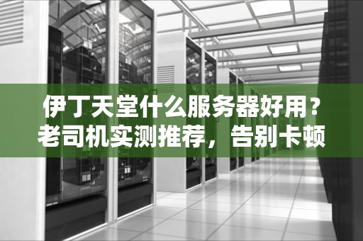 伊丁天堂什么服务器好用？老司机实测推荐，告别卡顿秒变大佬！