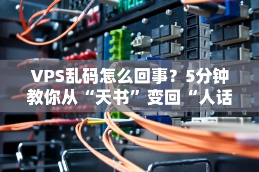 VPS乱码怎么回事？5分钟教你从“天书”变回“人话”！