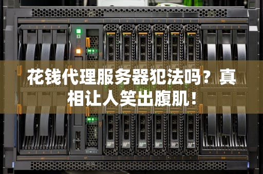 花钱代理服务器犯法吗？真相让人笑出腹肌！
