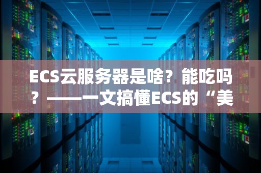 ECS云服务器是啥？能吃吗？——一文搞懂ECS的“美味”原理