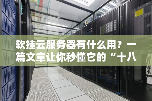 软挂云服务器有什么用？一篇文章让你秒懂它的“十八般武艺”！
