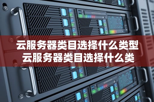 云服务器类目选择什么类型 云服务器类目选择什么类型好