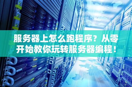 服务器上怎么跑程序？从零开始教你玩转服务器编程！