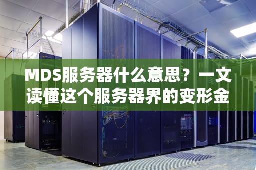MDS服务器什么意思？一文读懂这个服务器界的变形金刚！