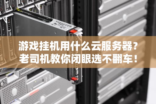 游戏挂机用什么云服务器？老司机教你闭眼选不翻车！