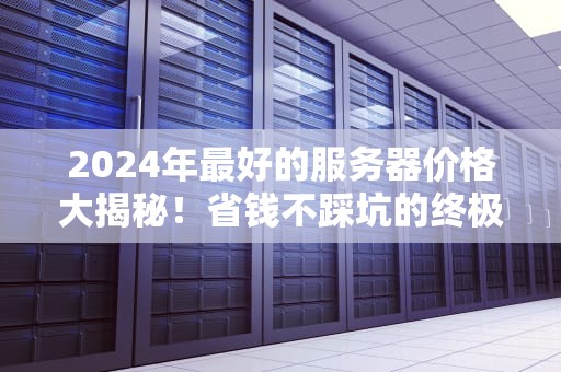 2024年最好的服务器价格大揭秘！省钱不踩坑的终极指南