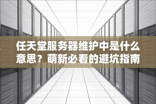 任天堂服务器维护中是什么意思？萌新必看的避坑指南！