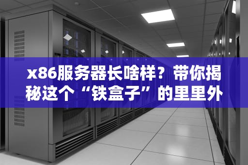 x86服务器长啥样？带你揭秘这个“铁盒子”的里里外外！