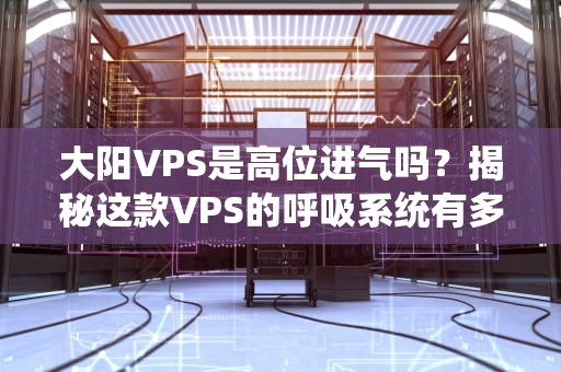 大阳VPS是高位进气吗？揭秘这款VPS的呼吸系统有多强！