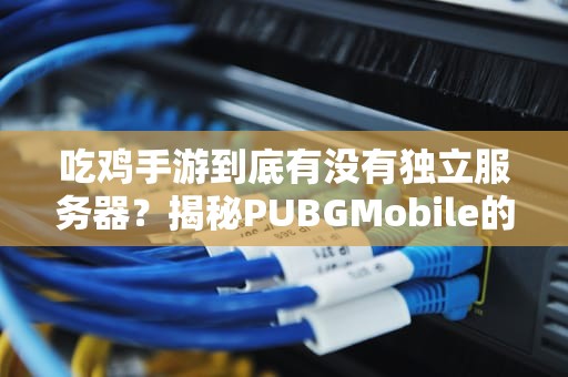 吃鸡手游到底有没有独立服务器？揭秘PUBGMobile的服务器架构！