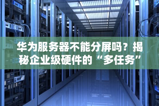 华为服务器不能分屏吗？揭秘企业级硬件的“多任务”真相！