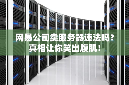 网易公司卖服务器违法吗？真相让你笑出腹肌！