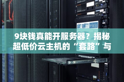 9块钱真能开服务器？揭秘超低价云主机的“套路”与真相！