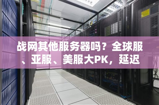战网其他服务器吗？全球服、亚服、美服大PK，延迟、福利、玩家生态全解析！