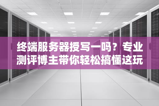 终端服务器授写一吗？专业测评博主带你轻松搞懂这玩意儿