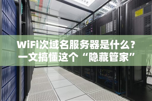 WiFi次域名服务器是什么？一文搞懂这个“隐藏管家”的妙用！