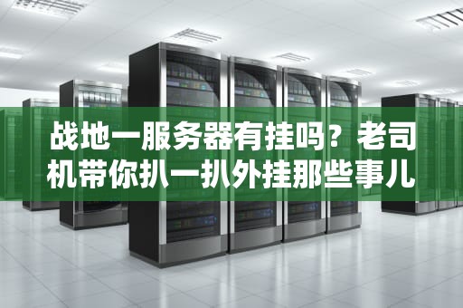 战地一服务器有挂吗？老司机带你扒一扒外挂那些事儿！