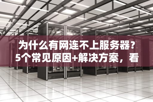 为什么有网连不上服务器？5个常见原因+解决方案，看完秒变网络侦探！