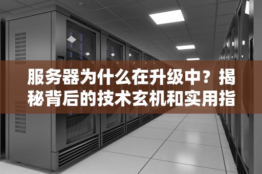 服务器为什么在升级中？揭秘背后的技术玄机和实用指南