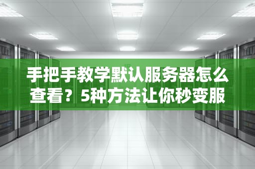手把手教学默认服务器怎么查看？5种方法让你秒变服务器侦探！