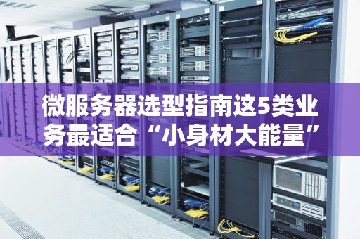 微服务器选型指南这5类业务最适合“小身材大能量”！