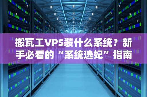 搬瓦工VPS装什么系统？新手必看的“系统选妃”指南（附性能实测）