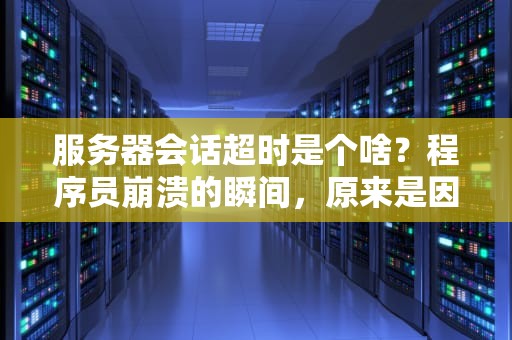服务器会话超时是个啥？程序员崩溃的瞬间，原来是因为它！