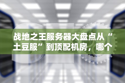战地之王服务器大盘点从“土豆服”到顶配机房，哪个才是你的天命战场？