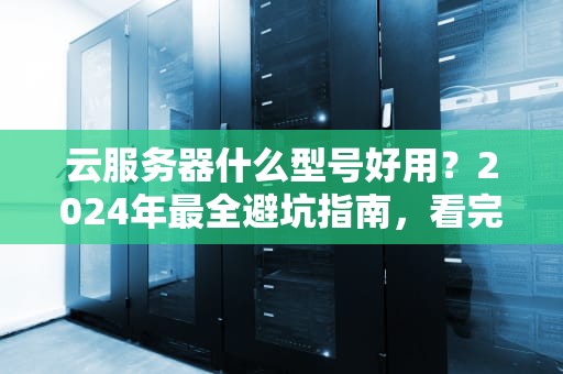 云服务器什么型号好用？2024年最全避坑指南，看完秒变老司机！