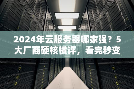 2024年云服务器哪家强？5大厂商硬核横评，看完秒变老司机！