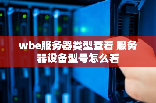 wbe服务器类型查看 服务器设备型号怎么看