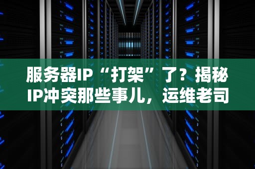 服务器IP“打架”了？揭秘IP冲突那些事儿，运维老司机都笑哭了！