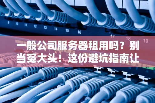 一般公司服务器租用吗？别当冤大头！这份避坑指南让你秒变老司机