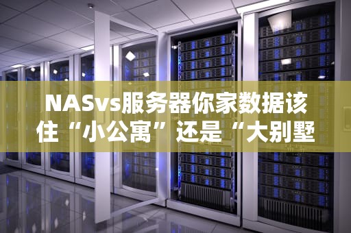 NASvs服务器你家数据该住“小公寓”还是“大别墅”？