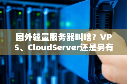 国外轻量服务器叫啥？VPS、CloudServer还是另有玄机？老司机一次讲透！