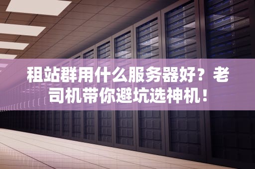 租站群用什么服务器好？老司机带你避坑选神机！