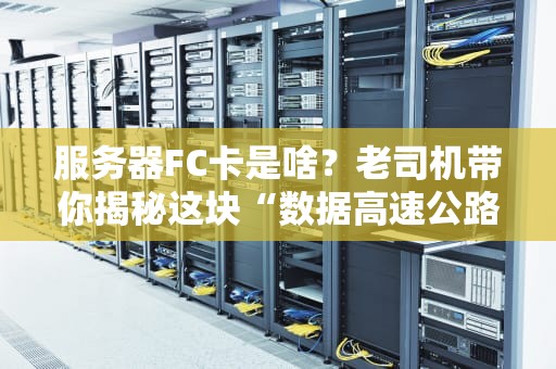 服务器FC卡是啥？老司机带你揭秘这块“数据高速公路”的玄机！