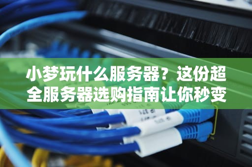 小梦玩什么服务器？这份超全服务器选购指南让你秒变老司机！