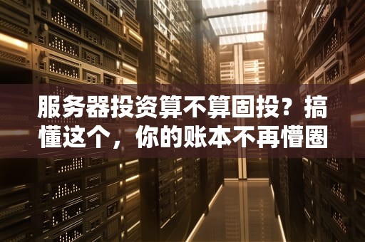 服务器投资算不算固投？搞懂这个，你的账本不再懵圈！